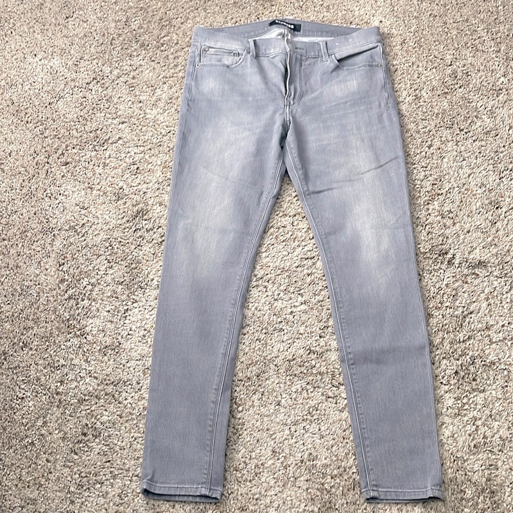 Express Stretch Leggings Mid-Rise size: 12R